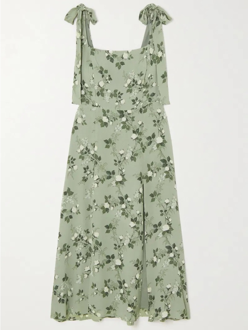 Reformation Twilight Dress in Verde size 4